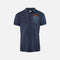 Polo bicolore pour homme James Harvest, chemise polo marine avec détails contrastés, vêtement polo élégant et décontracté.