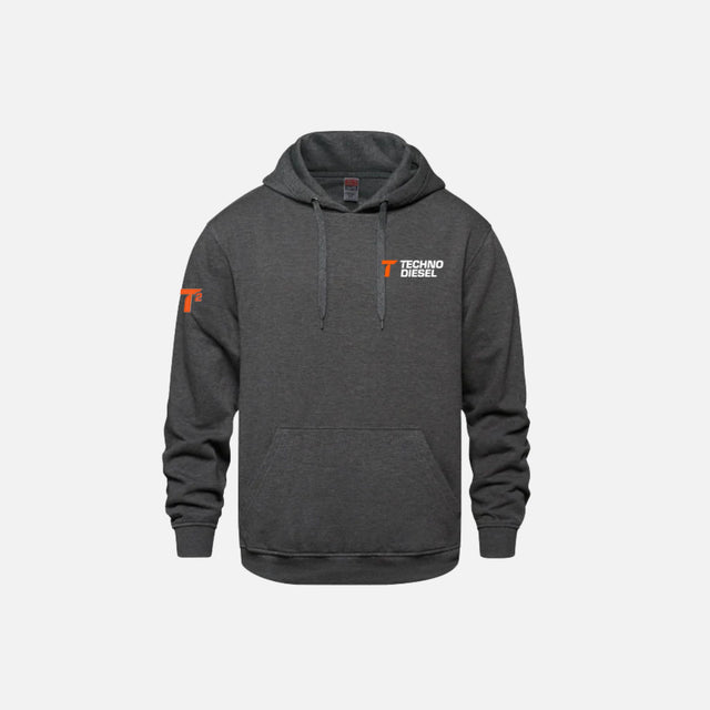 Sweat à capuche Vault TD de Canada Sportswear en molleton gris charbon, vêtement décontracté pour homme.