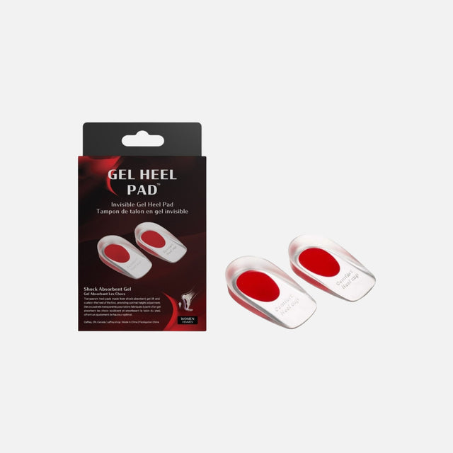 Tampon talonnière en gel J. Audet JR pour amorti ciblé et confort accru dans la semelle d'accessoires-semelles-feutres.