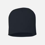 Tuque en tricot marine Sportsman, douce et chaude, portée en style décontracté, pour rester au chaud en hiver.