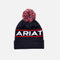 Tuque Ariat avec pompon marine, accessoires-casquettes-tuques, chaleur et style classique.