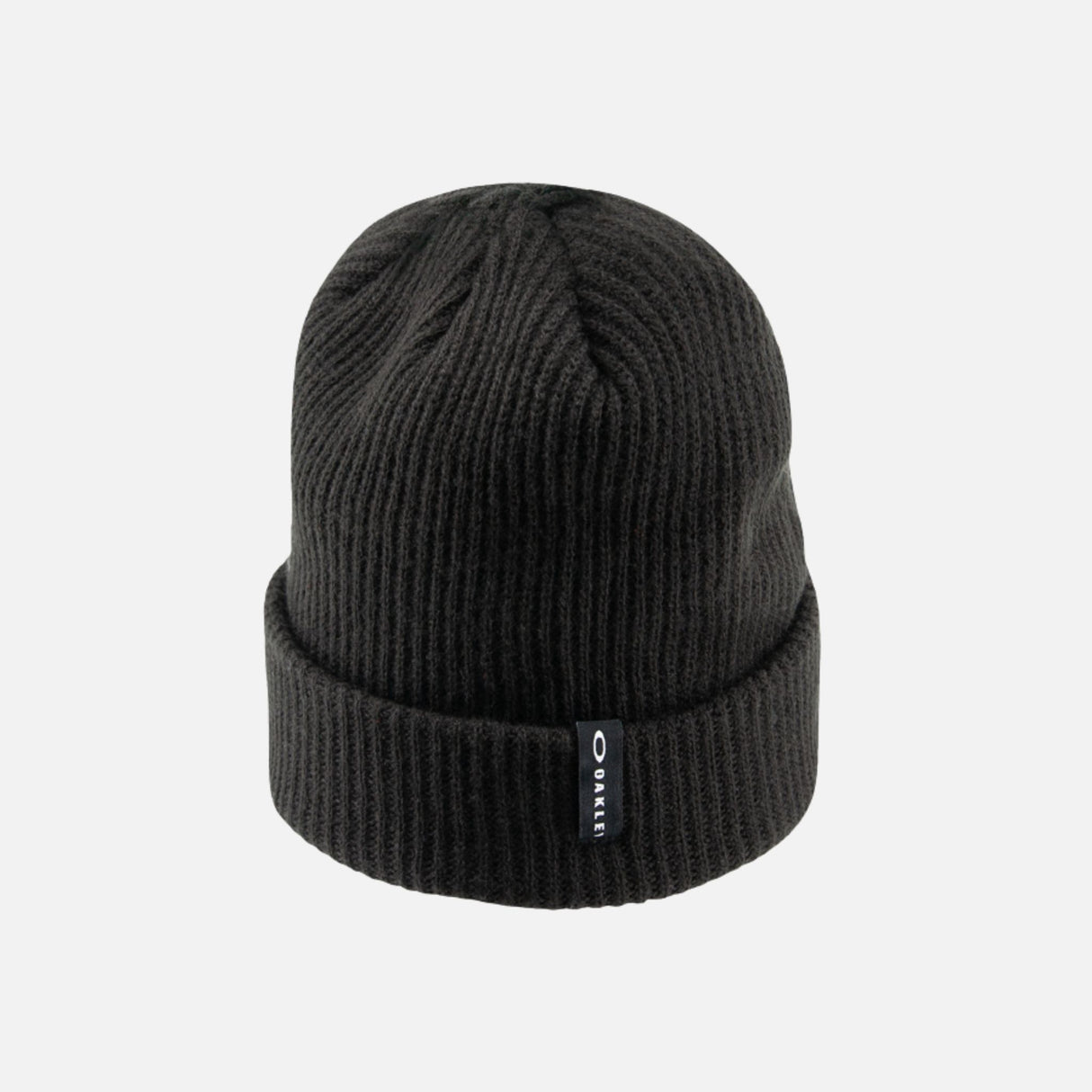 Tuque à revers noire de DML Creation avec rebord, vêtement d'hiver chaud et confortable, pour un style décontracté.