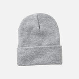 Tuque à revers doublée en polaire gris cendré de la marque Sportsman, idéale pour le froid et le confort.