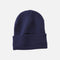 Tuque à revers doublée en polaire Sportsman, en tissu acrylique marine, adaptée pour le froid, style confortable et chaud.