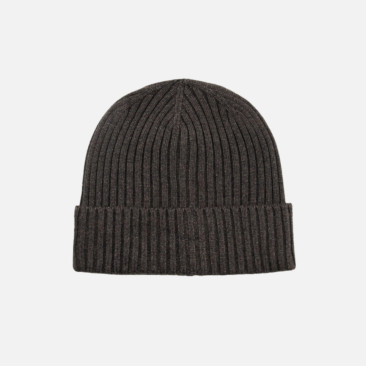 Tuque côtelé à revers DML Creation, en tissu chaud et doux, portée sur une tête, style décontracté pour l'hiver.
