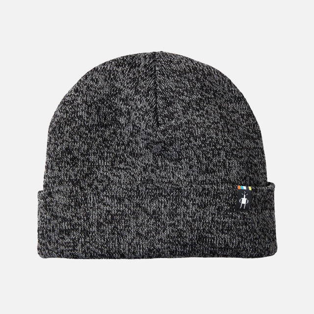 Tuque noire Smartwool Cozy Cabin en mérinos, douce et chaude, accessoire d'hiver pour rester au chaud avec style.