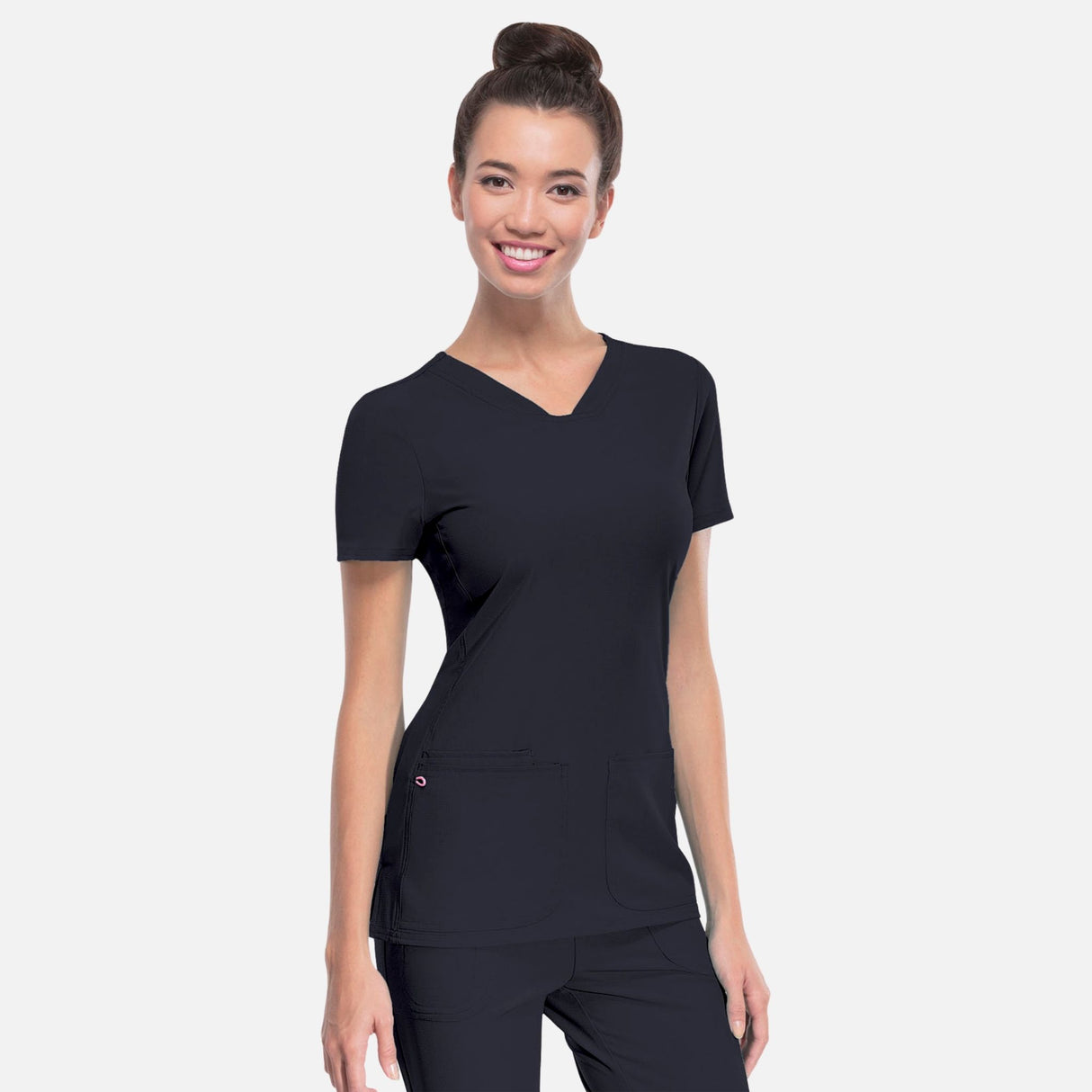 Uniforme-col-V-Heartsoul-20710-charcoal-devant