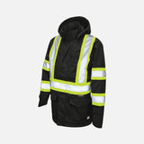 Veste-de-pluie-ToughDuck-SJ35-noir-devant