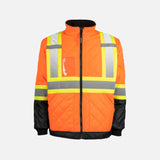 Veste-frigidaire-a-bande-Terra-116505OR-noir-orange-devant