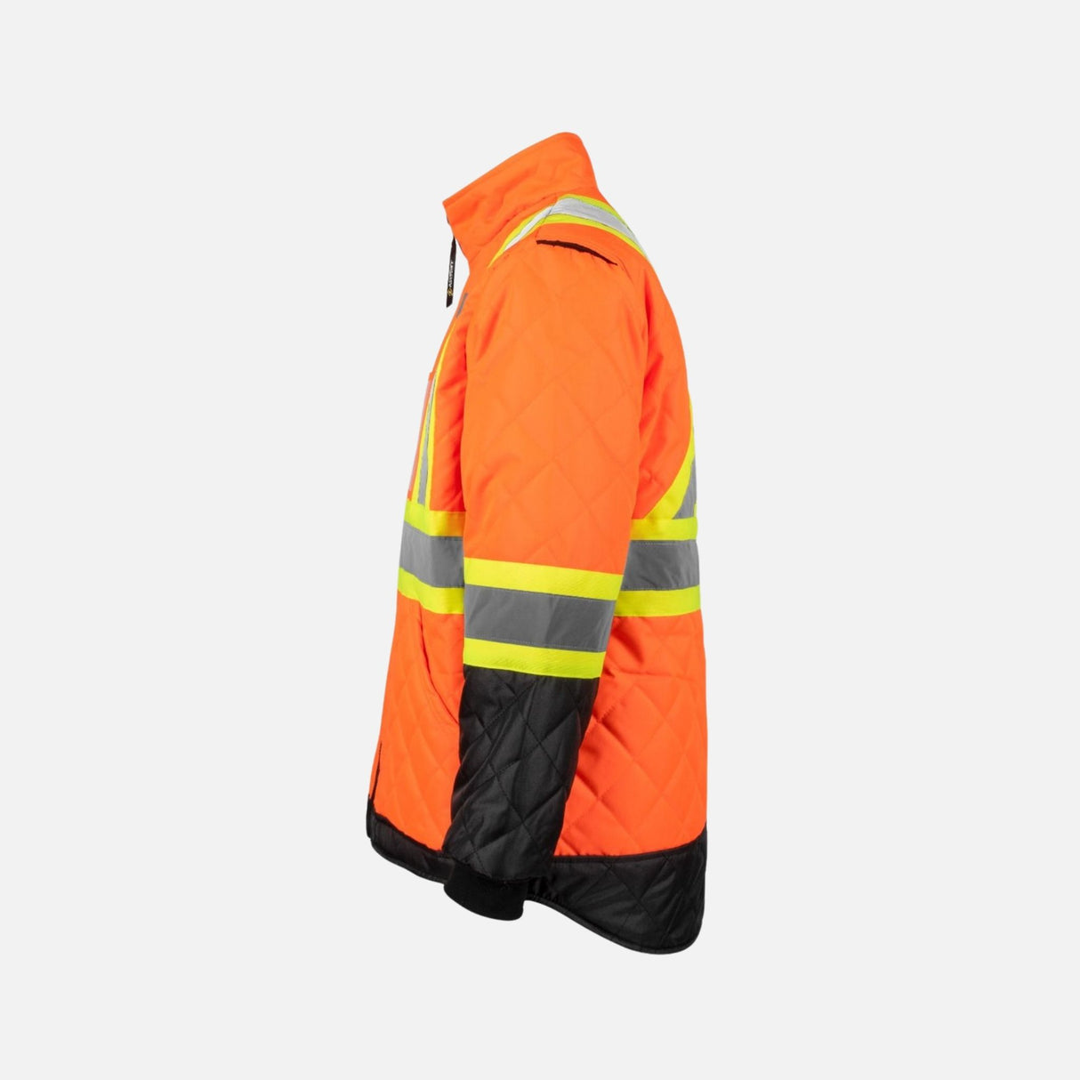 Veste-frigidaire-a-bande-Terra-116505OR-noir-orange-côté