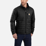 Veste-isolante-Carhartt-102208-noir-devant-mannequin