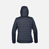 Veste matelassée pour femme Stormtech Gravity en marine, manteau chaud avec isolation pour femme.