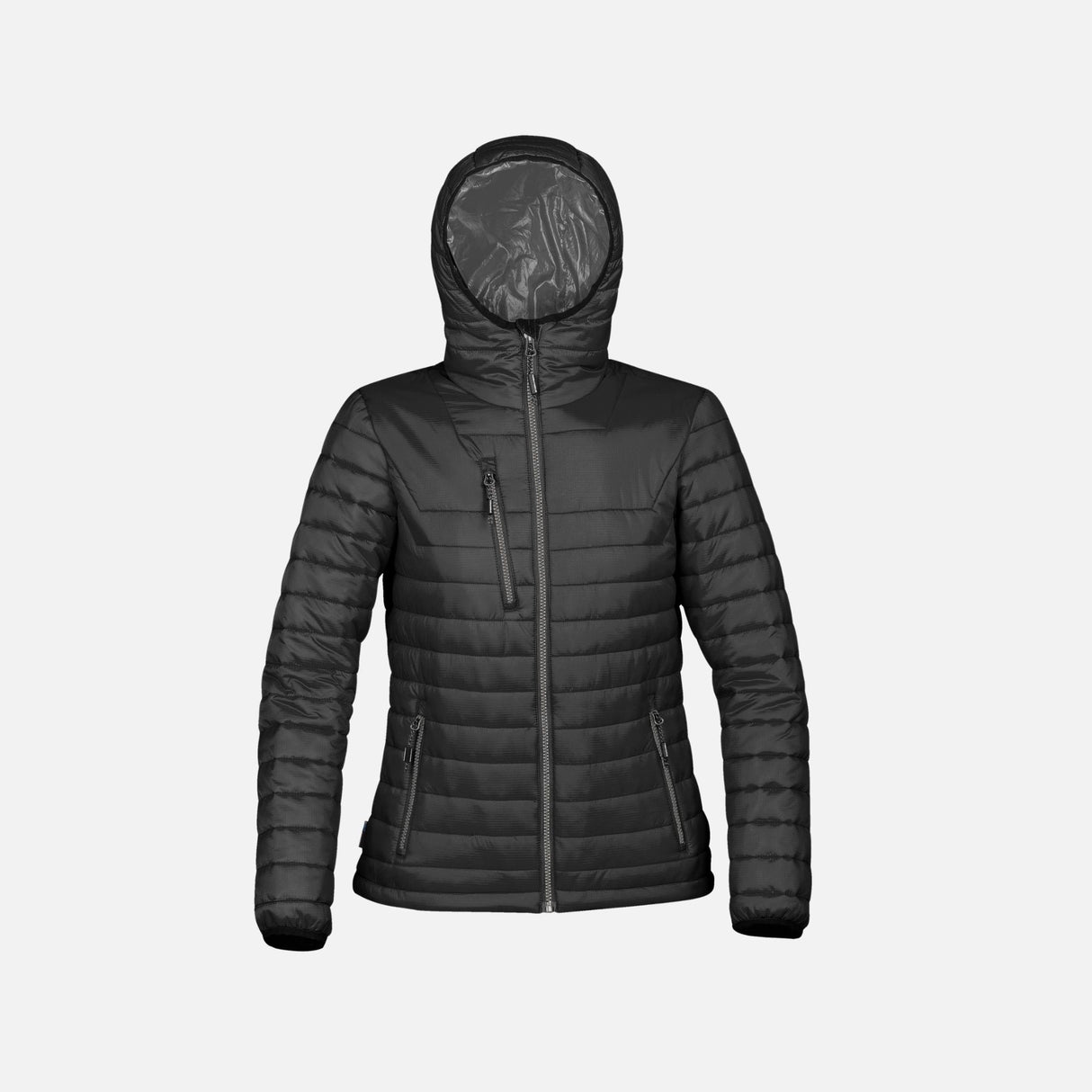 Veste matelassée pour femme Gravity de Stormtech, noir, avec isolation thermique, vêtement d'hiver élégant et chaud.