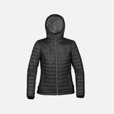 Veste matelassée pour femme Gravity de Stormtech, noir, avec isolation thermique, vêtement d'hiver élégant et chaud.