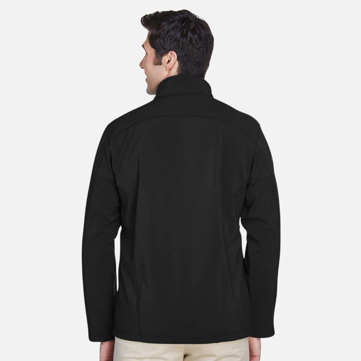 Veste-molletee-homme-Core365-S_S-88184-noir-derrière-mannequin