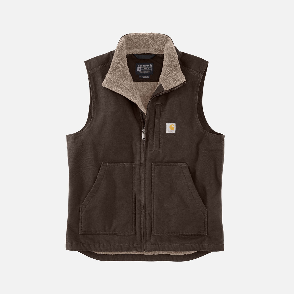 Veste-sans-manche-Carhartt-104277-brun-devant