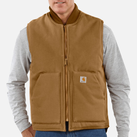 Veste-sans-manche-Carhartt-106676-tan-devant-mannequin