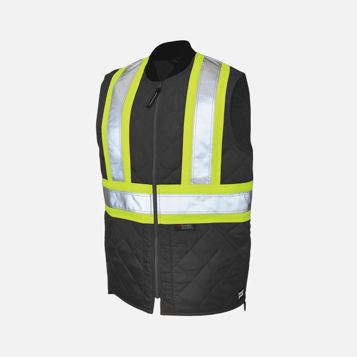 Veste-securite-HV-ToughDuck-SV05-noir-devant
