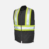 Veste-securite-HV-ToughDuck-SV05-noir-devant