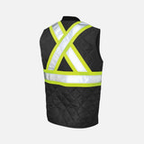 Veste-securite-HV-ToughDuck-SV05-noir-derrière