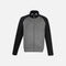 Veste-zippee-bicolore-homme-Biz-SW026M-gris-noir-devant