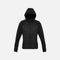 Veste zippée pour femme Biz J515L en noir, vêtement à capuche, style décontracté et confortable.