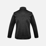 Veste zippée pour femme Biz SW520L en noir marbré, veste légère et tendance pour femmes, vêtement de style vestes.
