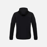 Veste zippée pour homme Biz J515M en noir et gris, vêtement à capuche pour homme, style décontracté et moderne.