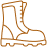 Symboles de sécurité des souliers et bottes