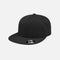 Casquette de performance perforée DML Creation noire, accessoires pour sport et loisirs, vue de face avec ventilation.